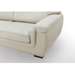 Hotdeal reno ２seatpu leather sofa black